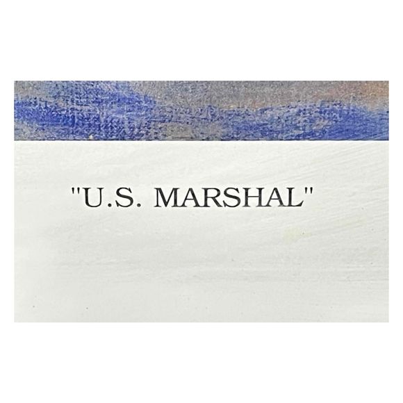 Hermon Adams "U.S. Marshal" Limited Edition Print Signed - Picture 4 of 8